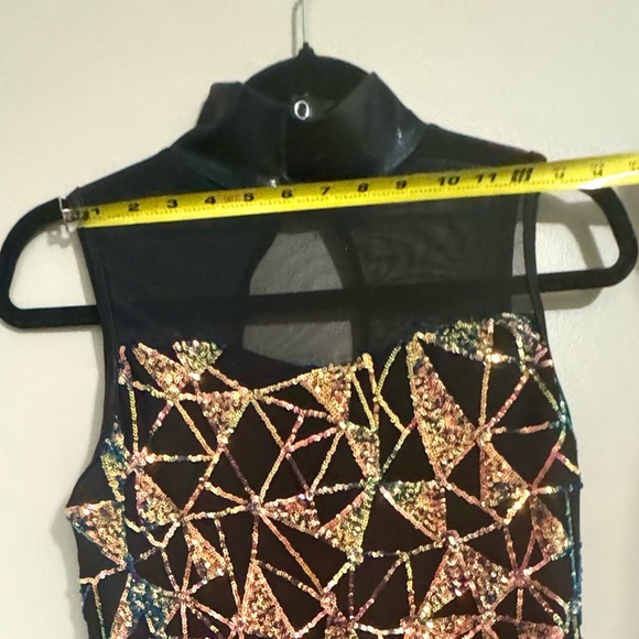 Weissman Dark Navy and Sequin Dance Costume. - Picture 9 of 10